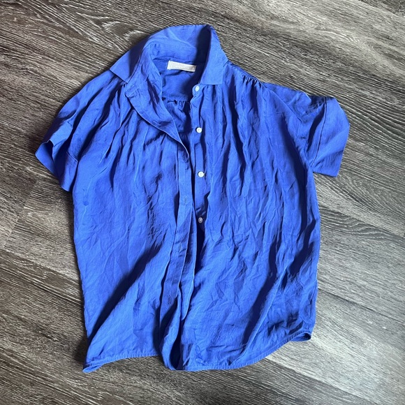 Everlane Tops - Everlane blue button up